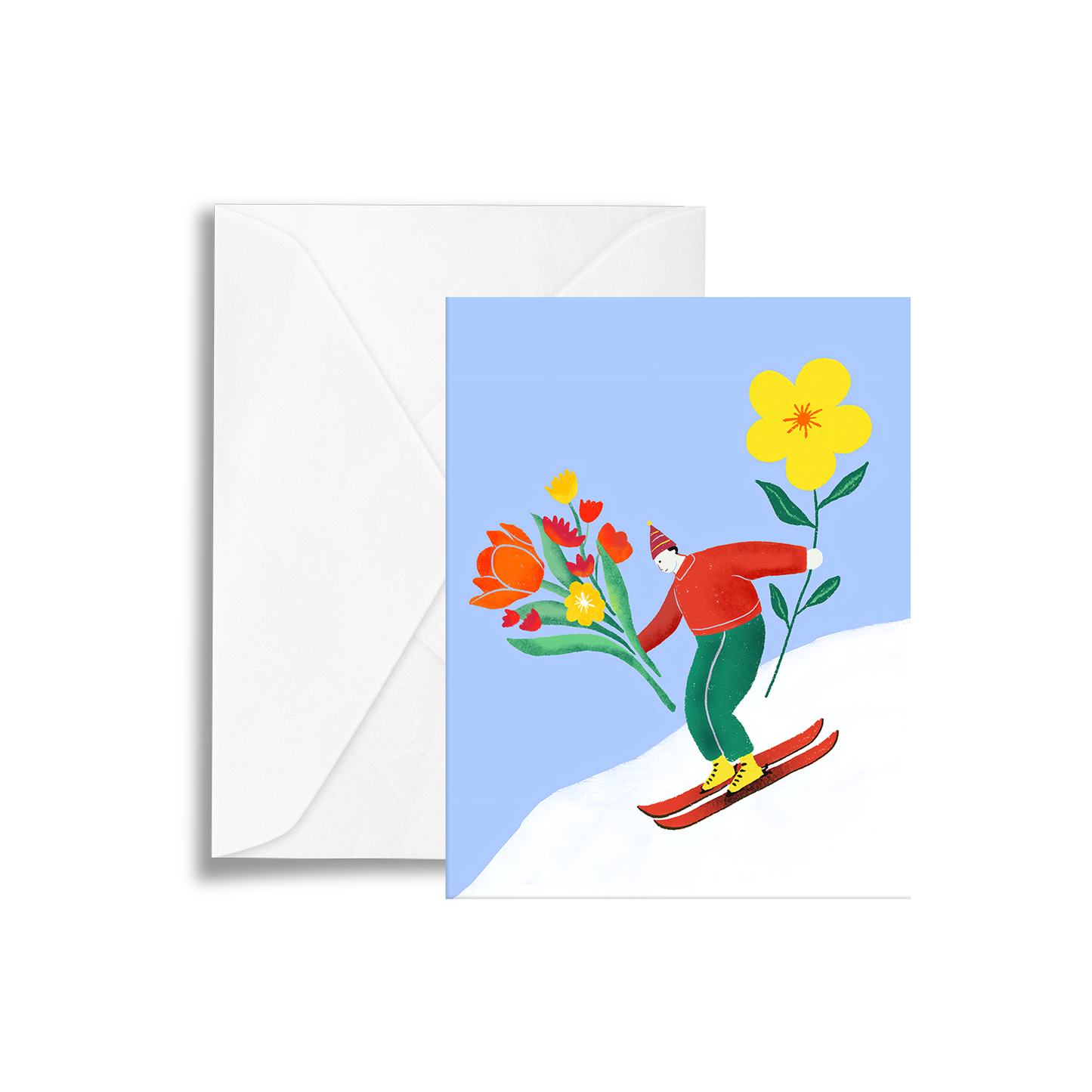 Ski-Lover | Birthday, Valentine's Day Printable Card